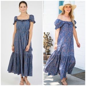 MIRTH Provence Dress - Blue Field Flower